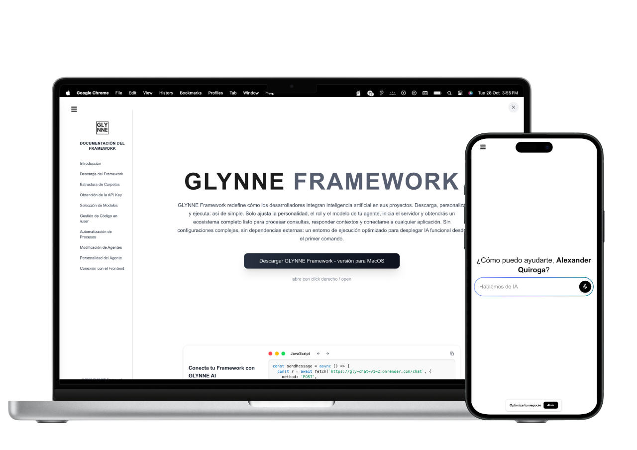 Imagen lateral GLYNNE - Soluciones de software B2B